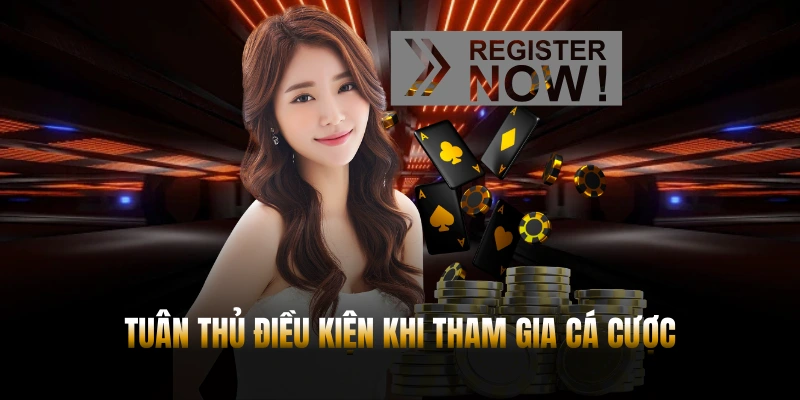 ĐĂNG KÝ PG88 - HƯỚNG DẪN CHI TIẾT, NHANH CHÓNG VÀ AN TOÀN 3 Tuân thủ điều kiện khi tham gia cá cược